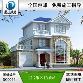 農(nóng)村三層帶車庫別墅全套圖紙_別墅設(shè)計(jì)圖紙,新農(nóng)村別墅,農(nóng)村自建房設(shè)計(jì)