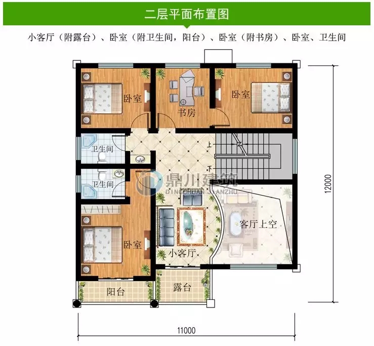 農(nóng)村復(fù)式三層大氣別墅，造價(jià)親民易建造，30萬(wàn)也能建出豪宅效果！