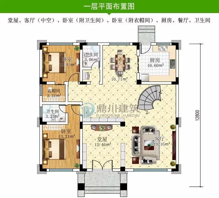7款廚房帶后門的農村別墅，適合農村的生活習慣，值得收藏！